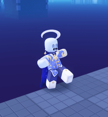 Star Child balancing back.